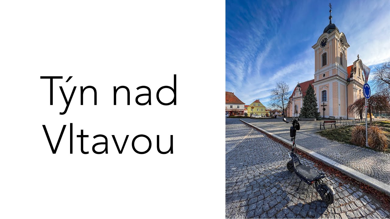 Má oblíbená místa v Týně nad Vltavou - pohodová projížďka ⛪️🛴
