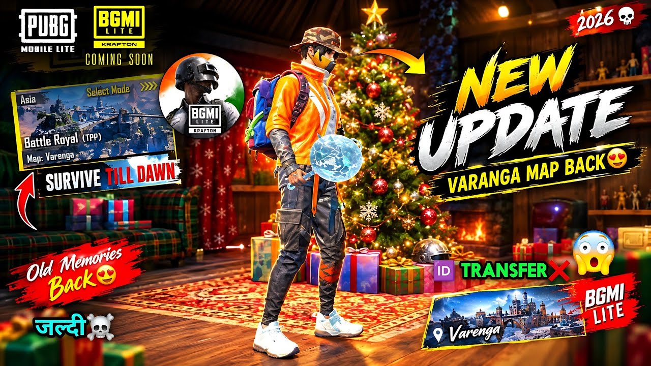 😱PUBG Lite Veranga! Map Back💯 in BGMi Lite?🤯 2026 | PUBG/BGMi Light Comeback!😳Update 2026 🔥