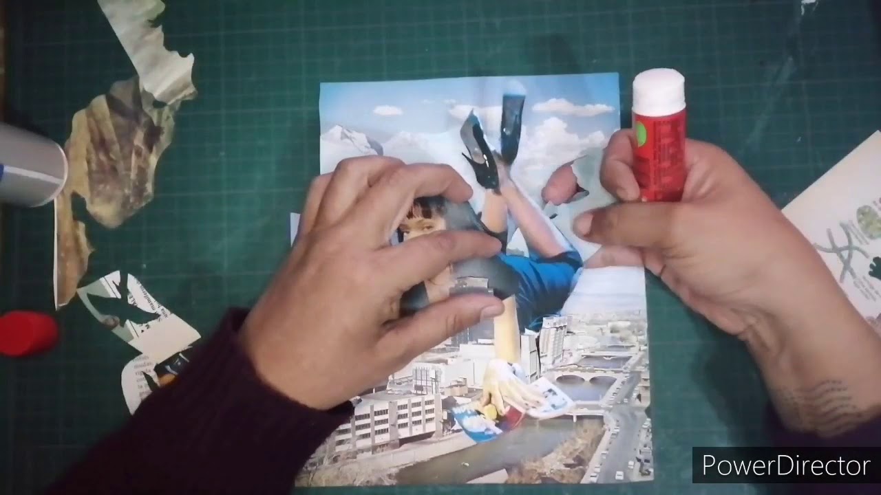 COLLAGE creativo 🥇▷ con recortes de revista MANUALIDADES 2021 plática nocturna