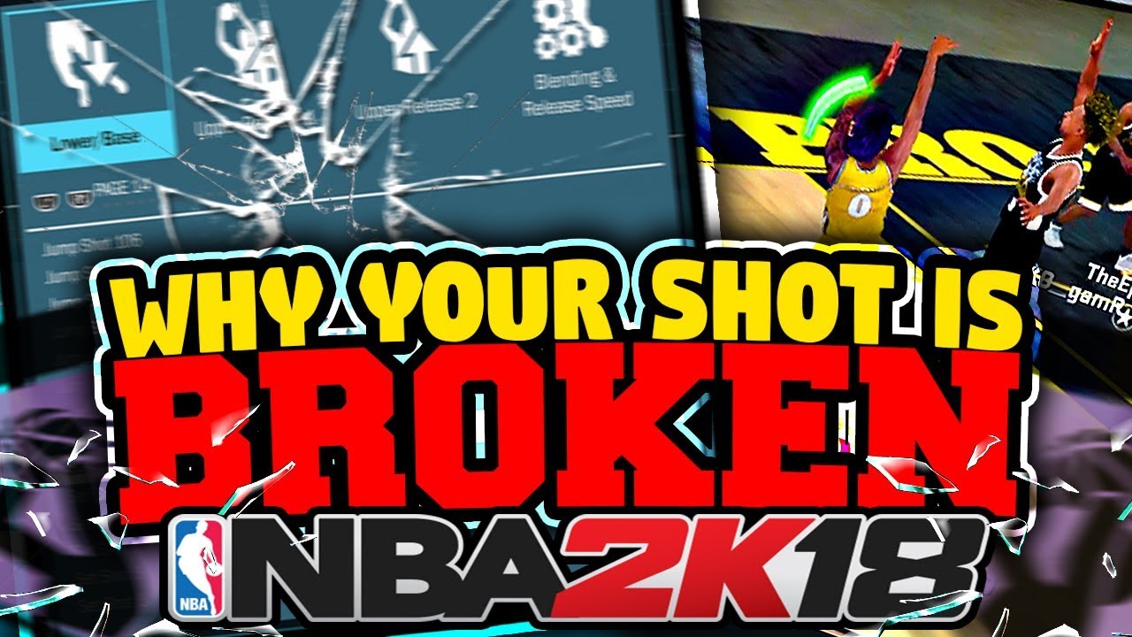 THE REAL REASON WHY YOUR SHOT IS BROKEN IN NBA2K18!! THE SECRET TO HAVING THE BEST JUMPSHOT!!