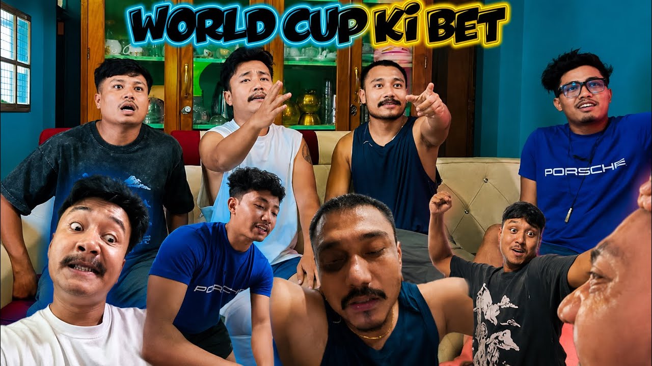 World cup ki bet 💰// (yengminnaraga team pundabei dasha) comedy short video 😆