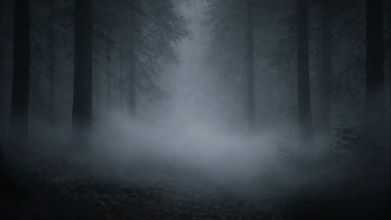 White Noise for Sleep 5 Hours | Dark Forest Ambience | No Music