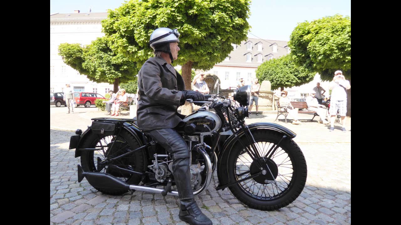 Motorrad-Oldtimer-Rallye  Kriebstein 2017 (Marktplatz Waldheim)