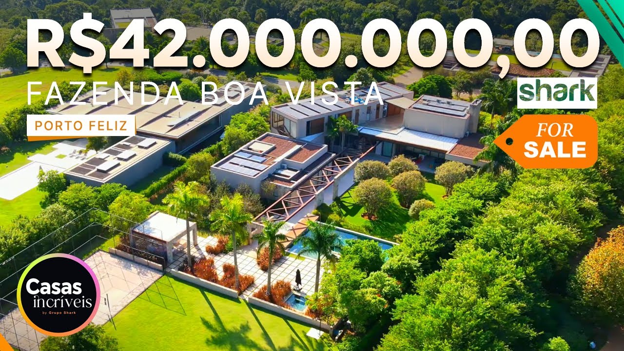 MANSÃO EXCLUSIVA DE R$42.000.000,00 | Com 6 suítes magnificamente decoradas! Muito luxo!