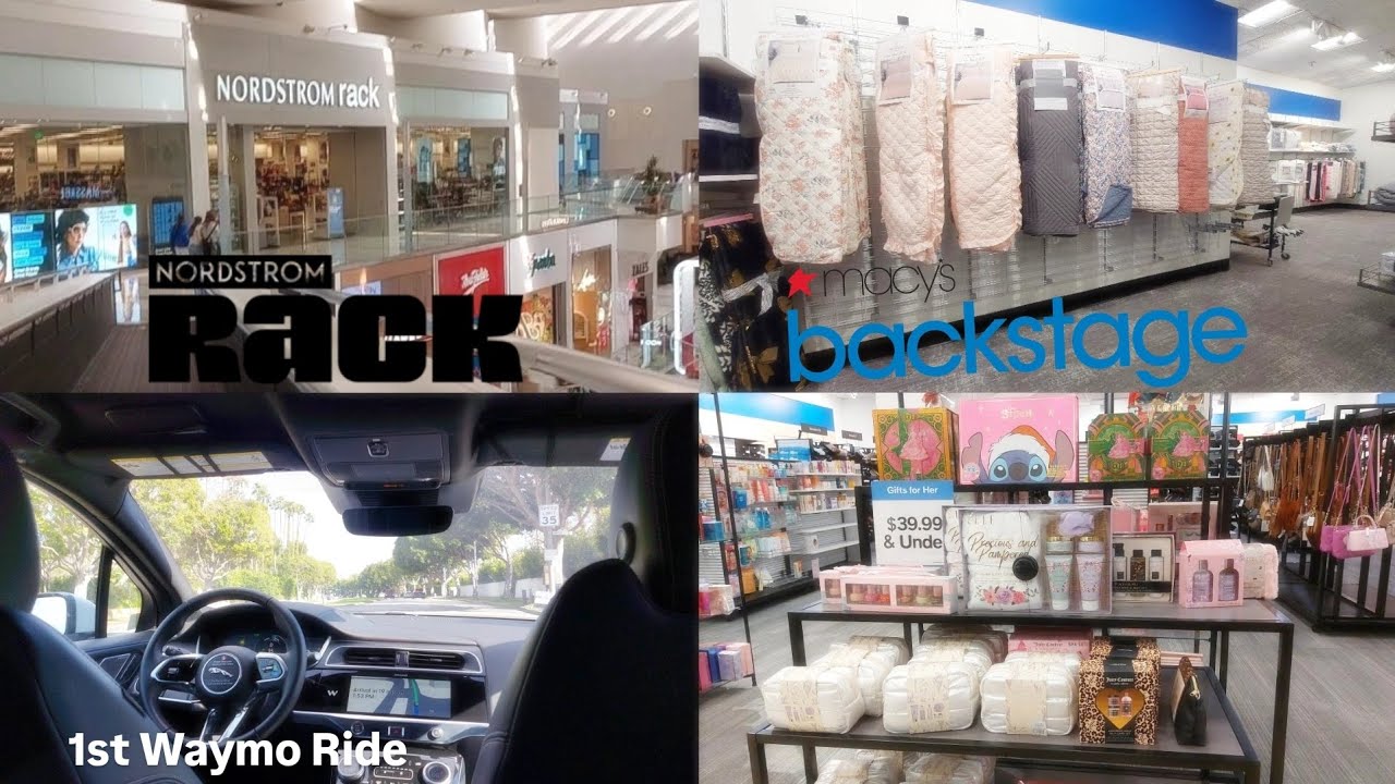 Macy's Backstage + Nordstrom Rack (Culver City) 1st Waymo Ride 🚘