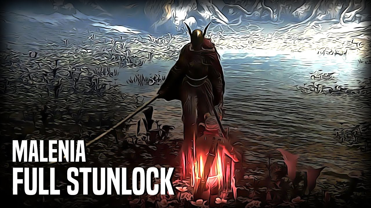 Elden Ring 1.09.1 | Malenia - full stunlock | RL1 | Solo | Giant Hunt