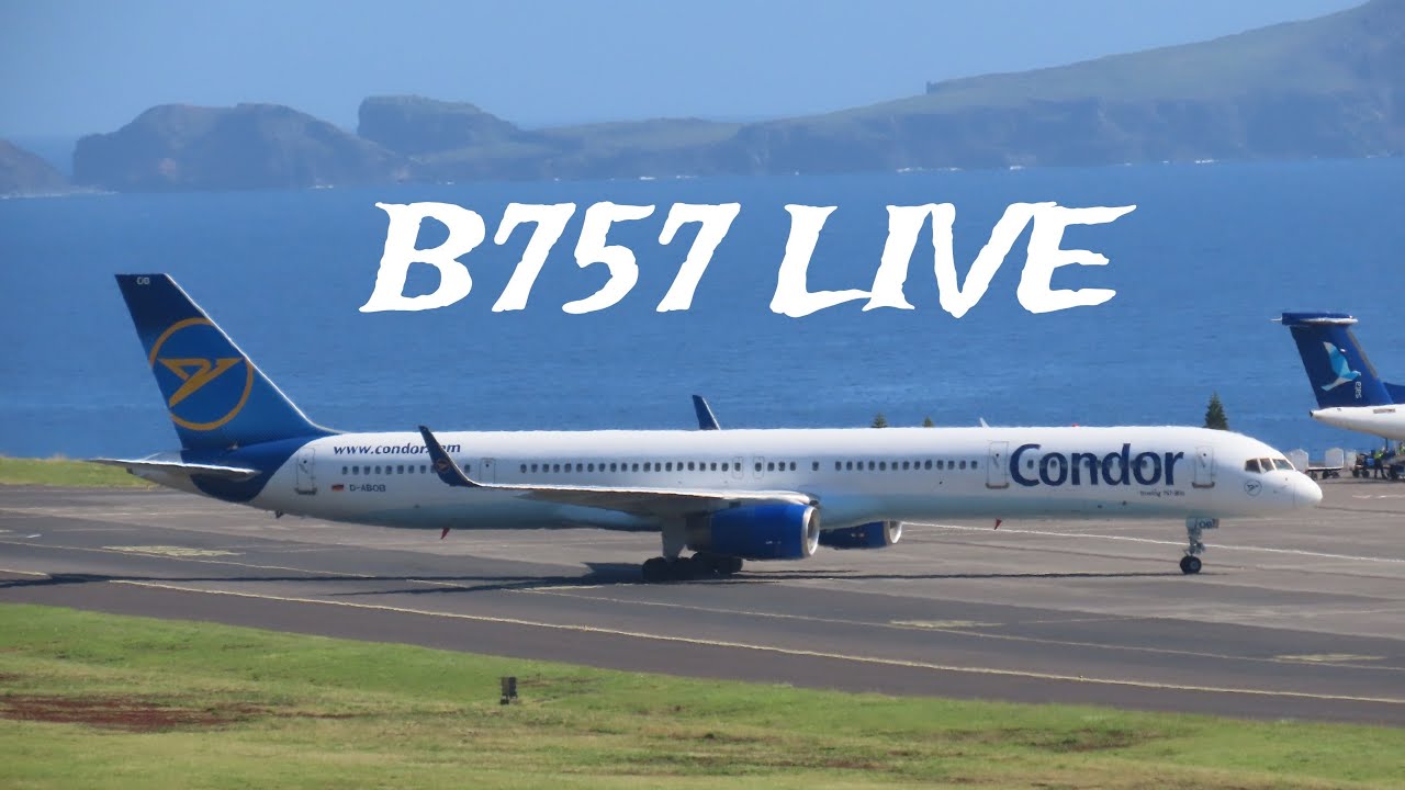 SPECIAL B757 CONDOR LIVE from Madeira Airport 18/04/2024
