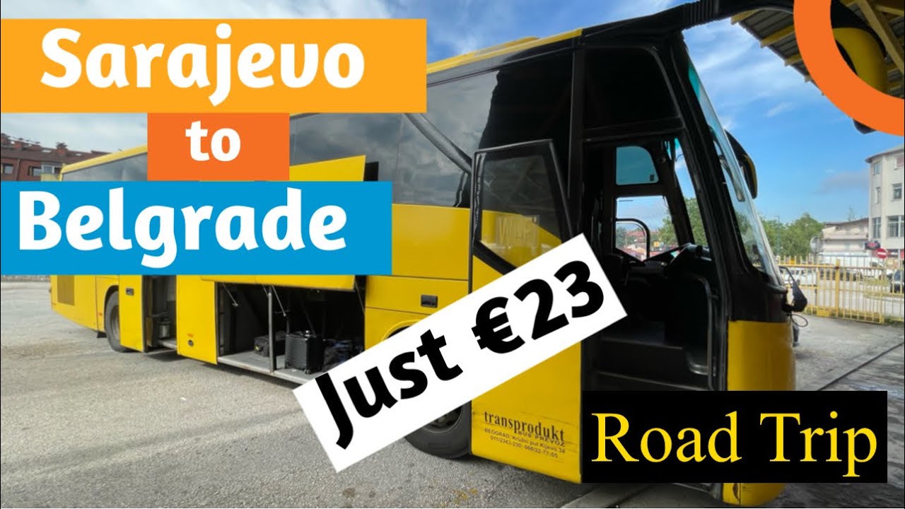 Sarajevo to Belgrade by bus, just for 23 Euros😱| A scenic adventure | #sarajevo #belgrade  #roadtrip