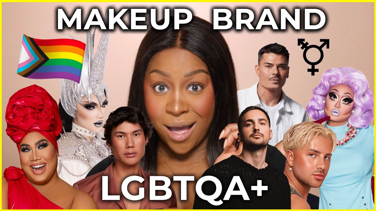 Mi trucco SOLO con BRAND LGBTQIA+ 🏳️‍🌈🏳️‍⚧️ | MAKEUP PELLE SCURA