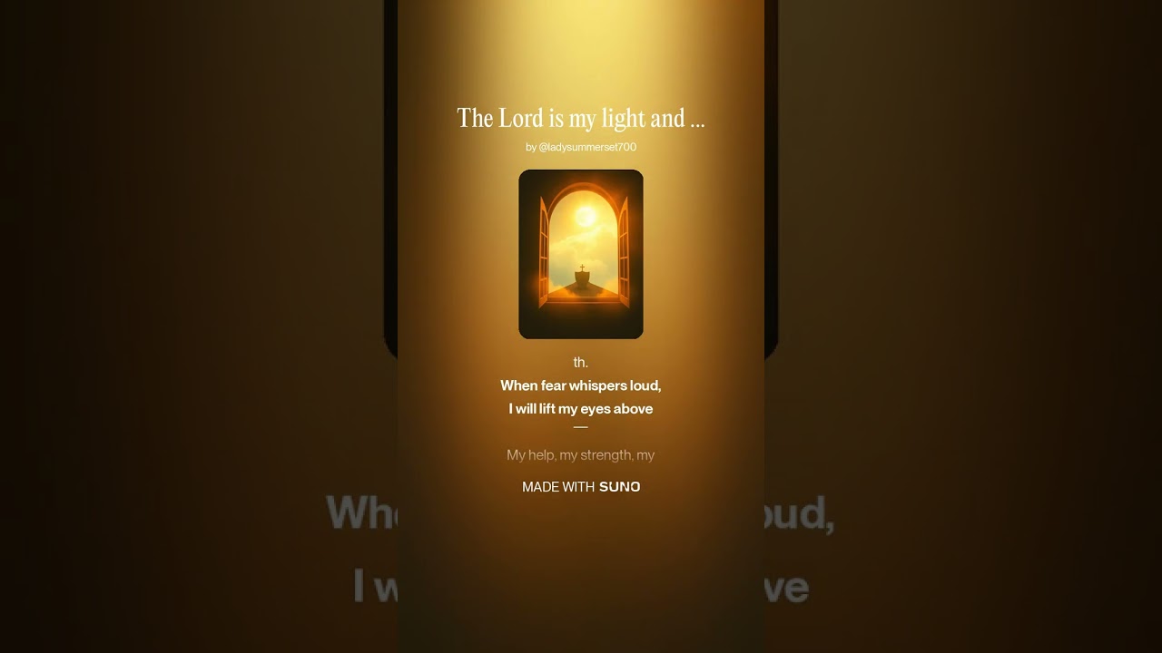 26-030 -- SONG:  The Lord is my light and my salvation