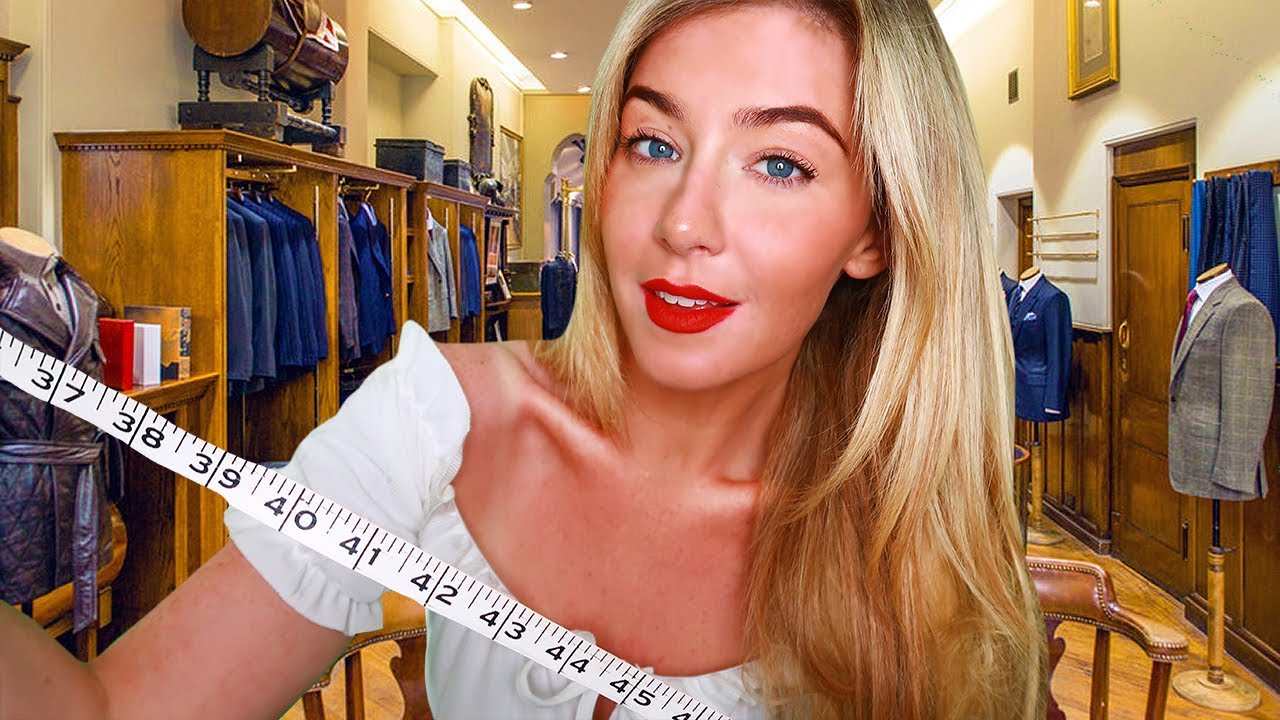 ASMR FOR MEN Your Suit Fitting Experience (asmr roleplay, measuring you, sleep help)