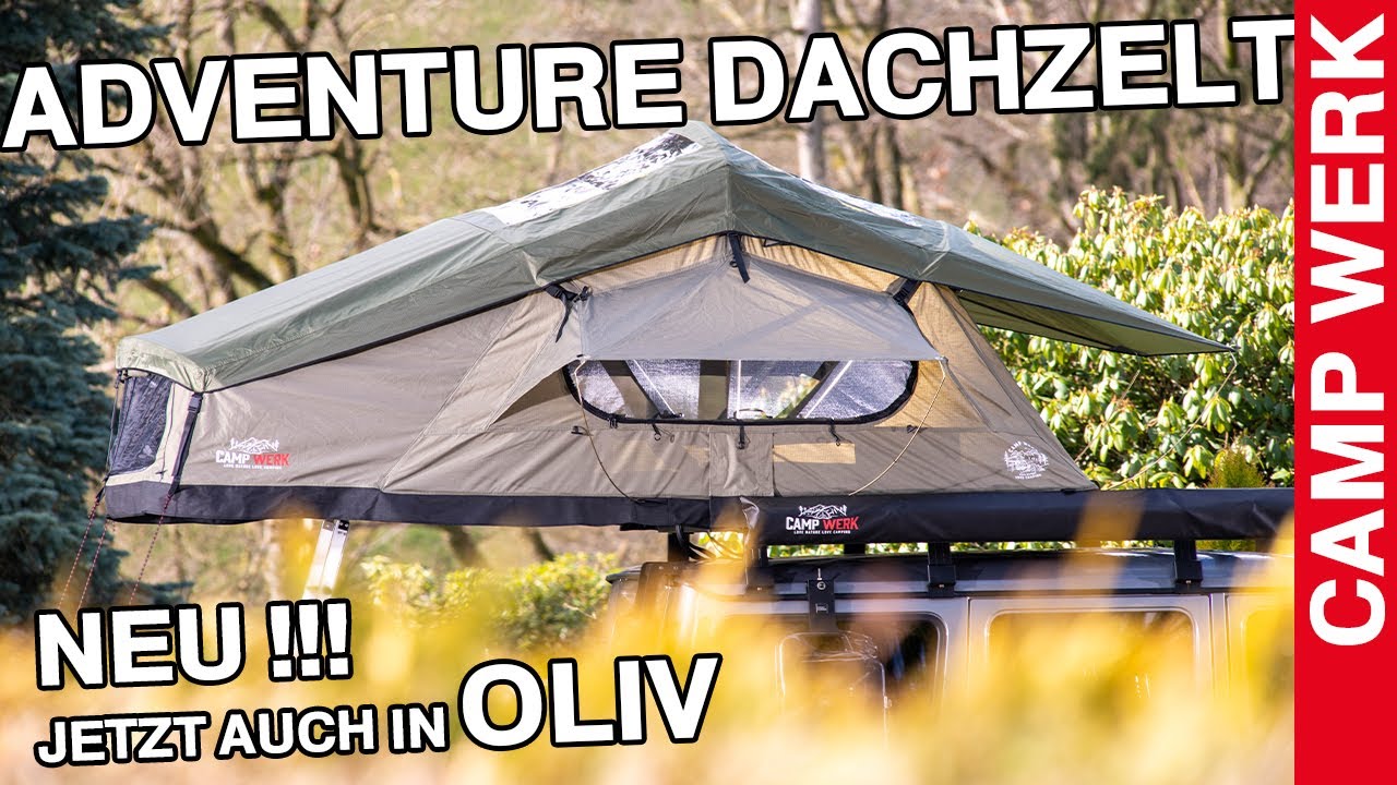 Unser ADVENTURE Dachzelt in Oliv | Produktvorstellung | CAMPWERK