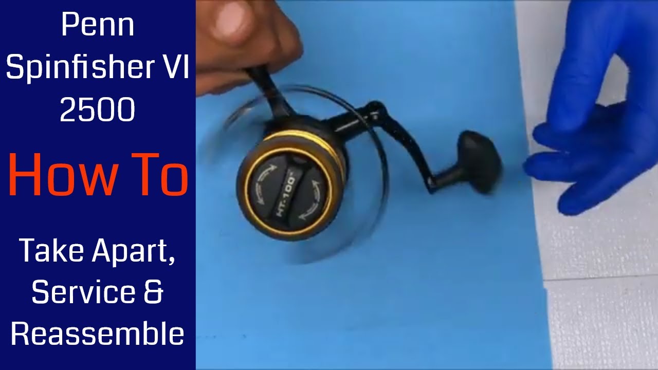 Penn Spinfisher VI 2500 Moderate Service: Fishing Reel Repair