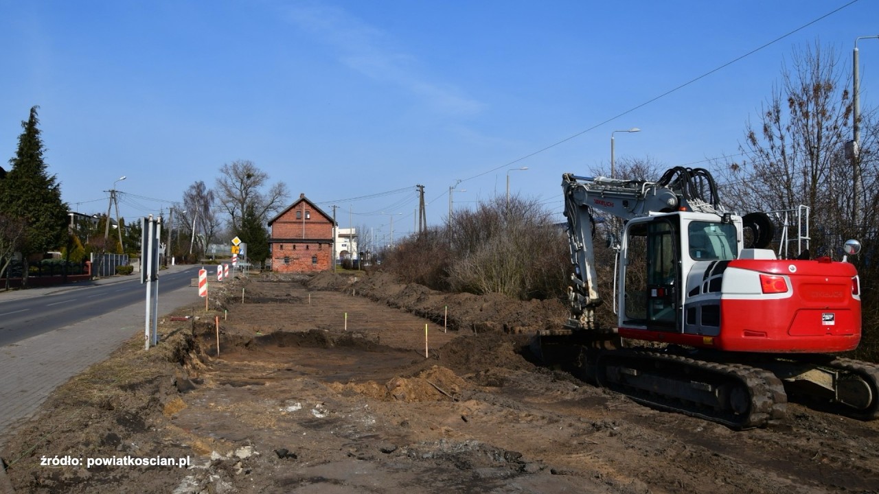 Trwa budowa punktu przesiadkowego w Widziszewie