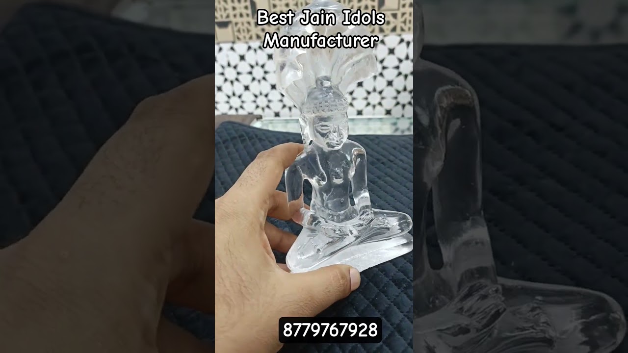 Parasnath Bhagwan Pratima in crystal 877 9767928 #shorts #jain #jainism #laxmihandicrafts