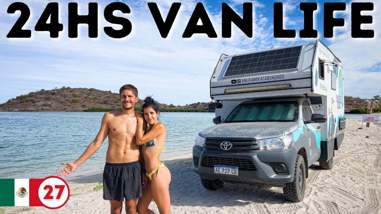 Nuestra RUTINA de VIVIR VIAJANDO 👉 Asi es UN DIA viviendo en un MOTORHOME 🚐 24hs VAN LIFE 🇲🇽 Ep.27