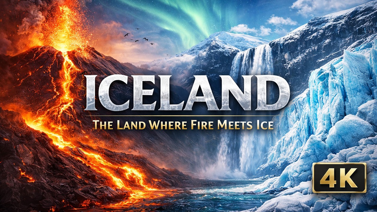 ICELAND – The Land Where Fire Meets Ice | 4K Documentary