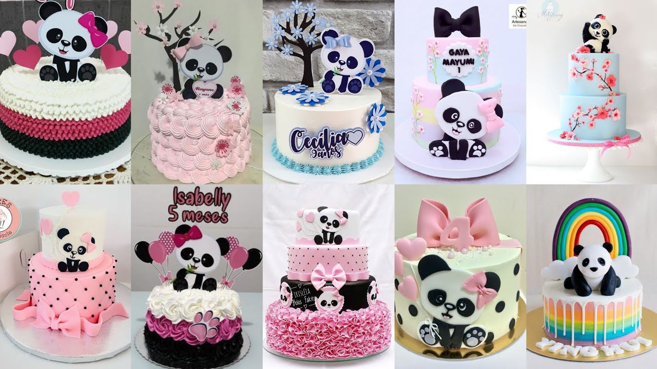 😍 Beautiful Panda Cake 2023 | Panda Cake |Panda Birthday Cake |Girl Birthday Cake