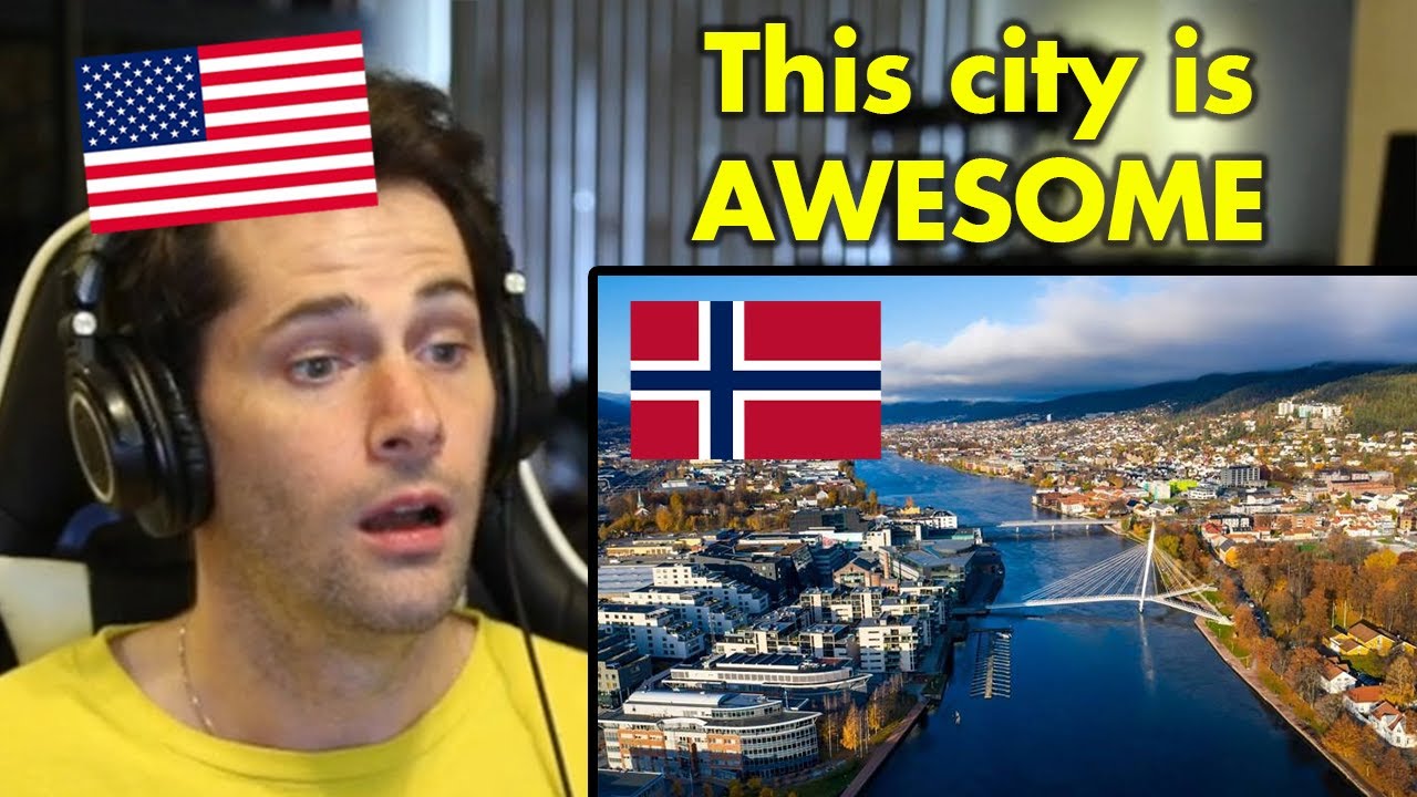 American Reacts to the BEST Things to do in Drammen
