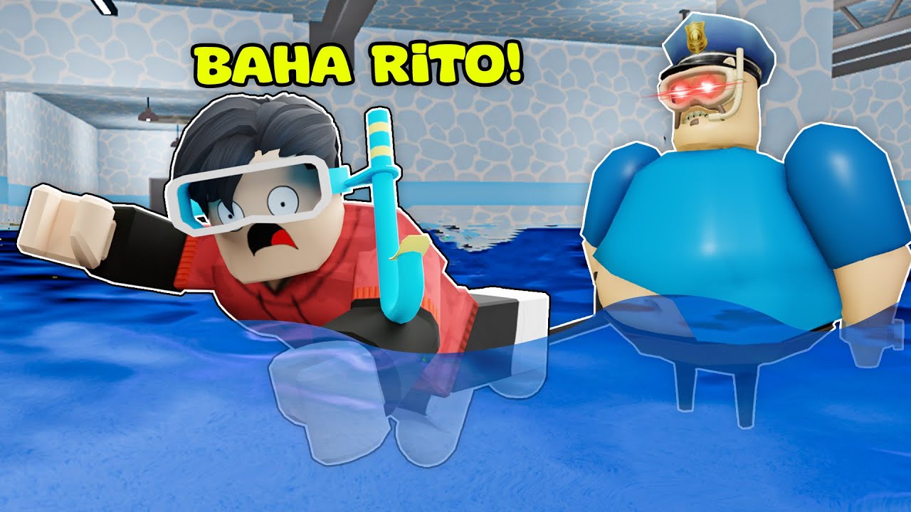 BINAHA ANG BARRY'S Prison sa Roblox! | 🌊UNDERWATER BARRY'S PRISON RUN!🌊