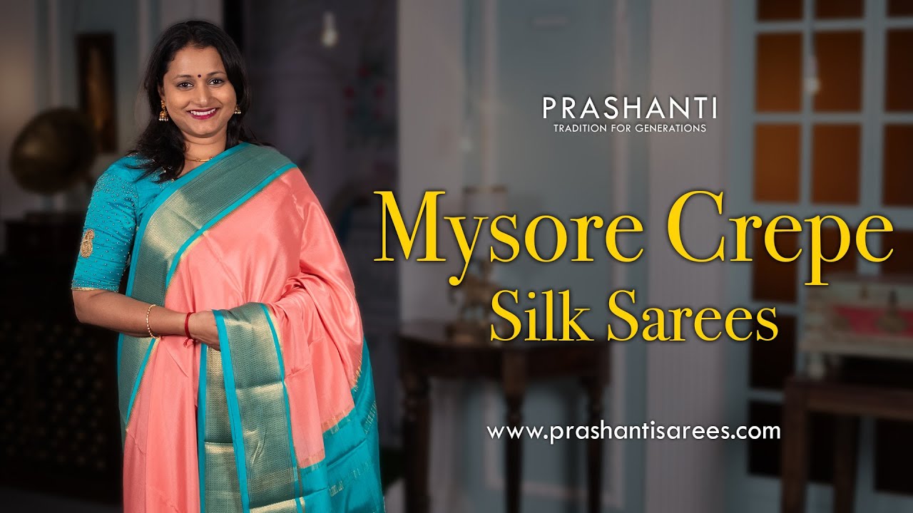 Mysore Crepe Silk Sarees | Prashanti | 03 Feb 2024