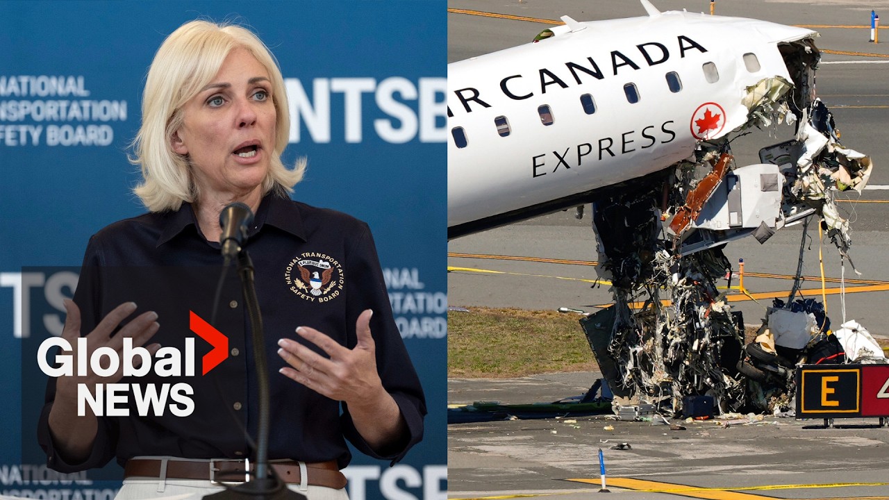 Air Canada crash: LaGuardia's safety system didn't alert prior to fatal incident, NTSB says | FULL