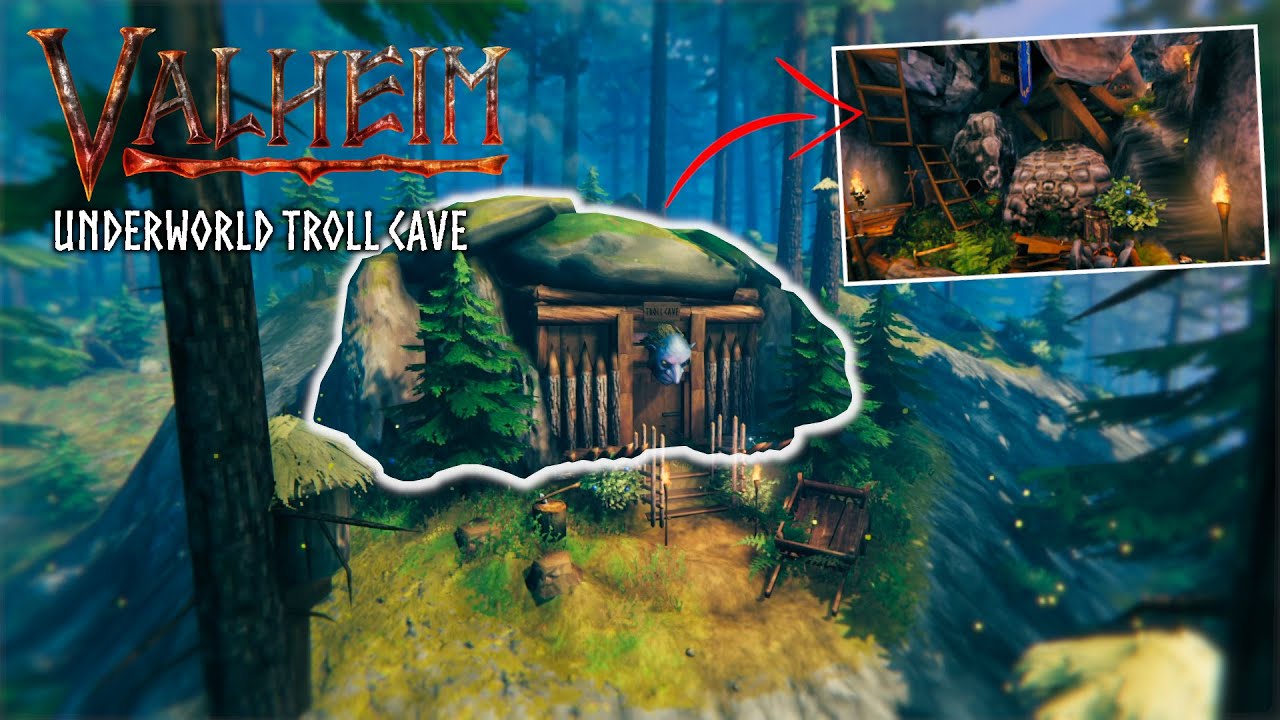 I Created a Mystic Starter Base Inside a Troll Cave