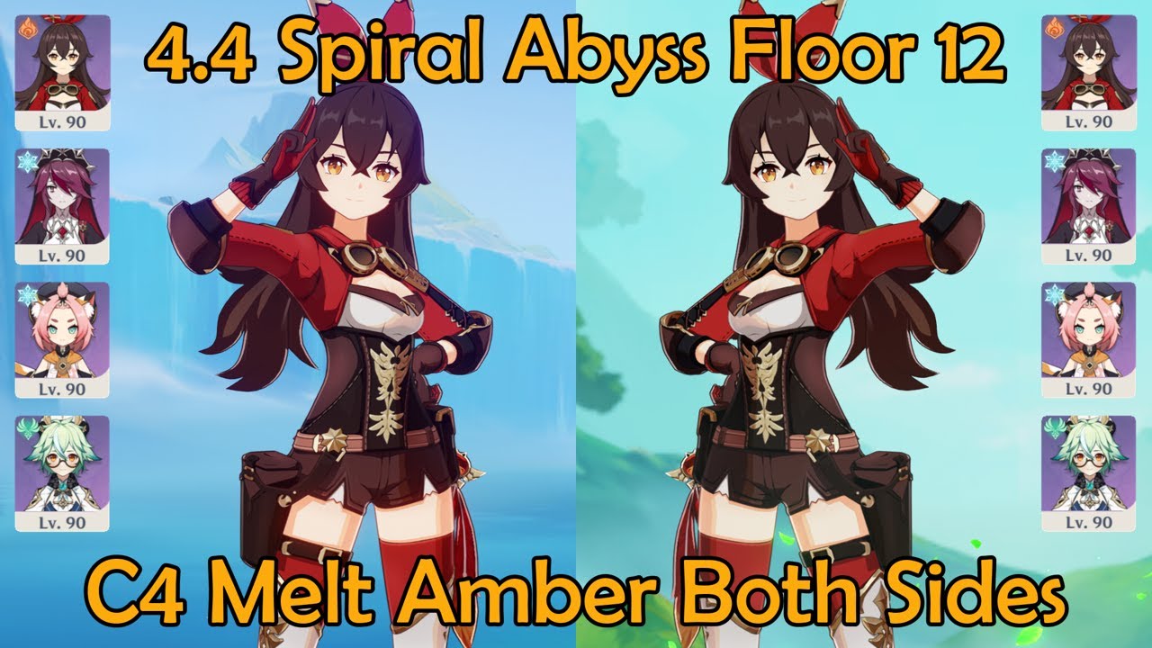 C4 Melt Amber Both Sides: 4.4 Spiral Abyss
