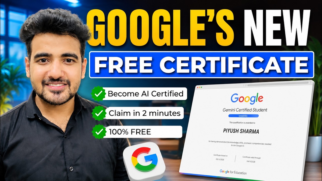 5 Free Google AI Certification Courses x Clg Vidya v2