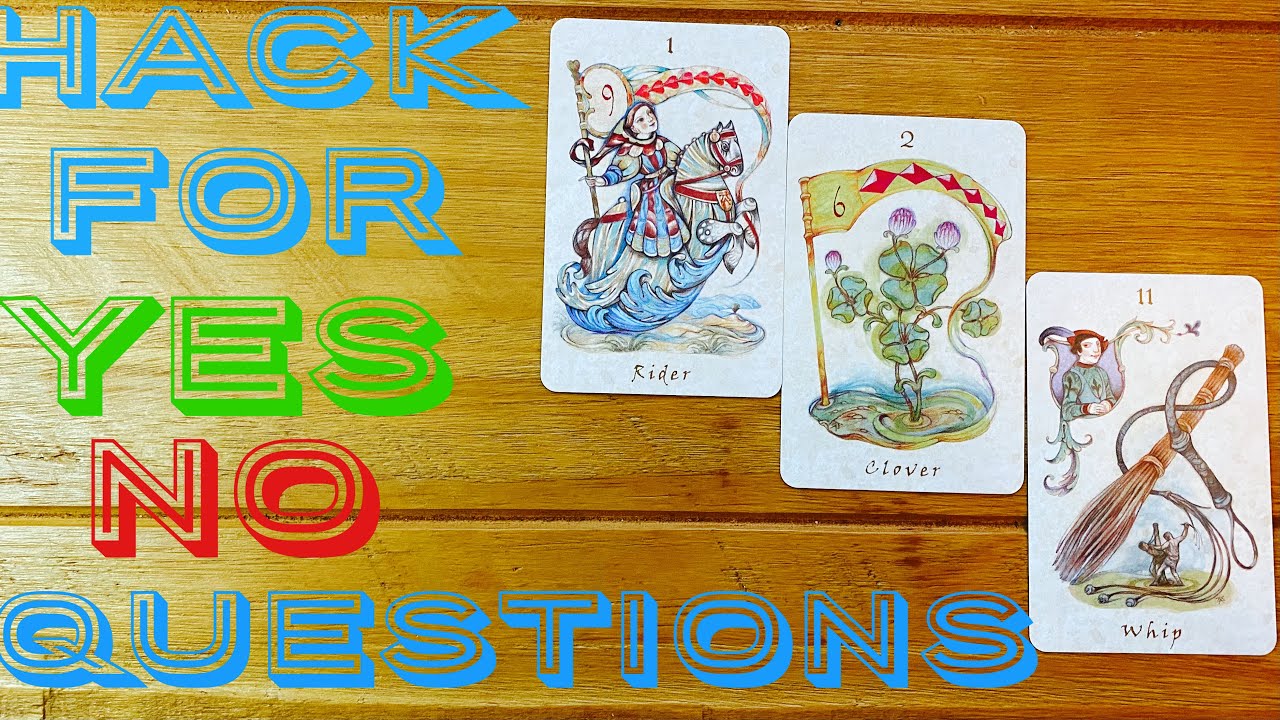 What you need to know in order to answer yes/no questions with your Lenormand deck.