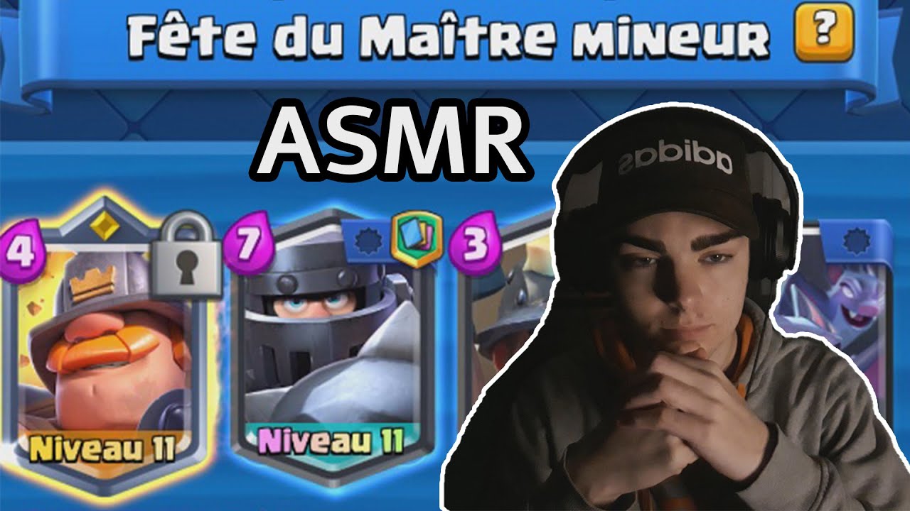 ASMR Clash Royale /On Fait Le Défi Du Maitre Mineur !