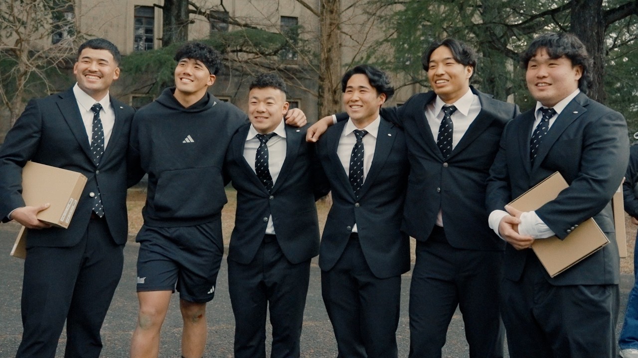 「誇りを胸に ― 卒部式」2025年度／天理大学ラグビー部