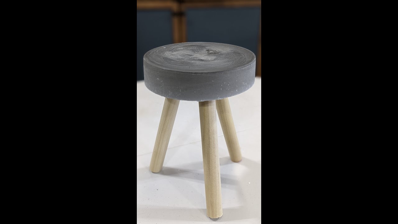 DIY Cement Plant Stand 🌿