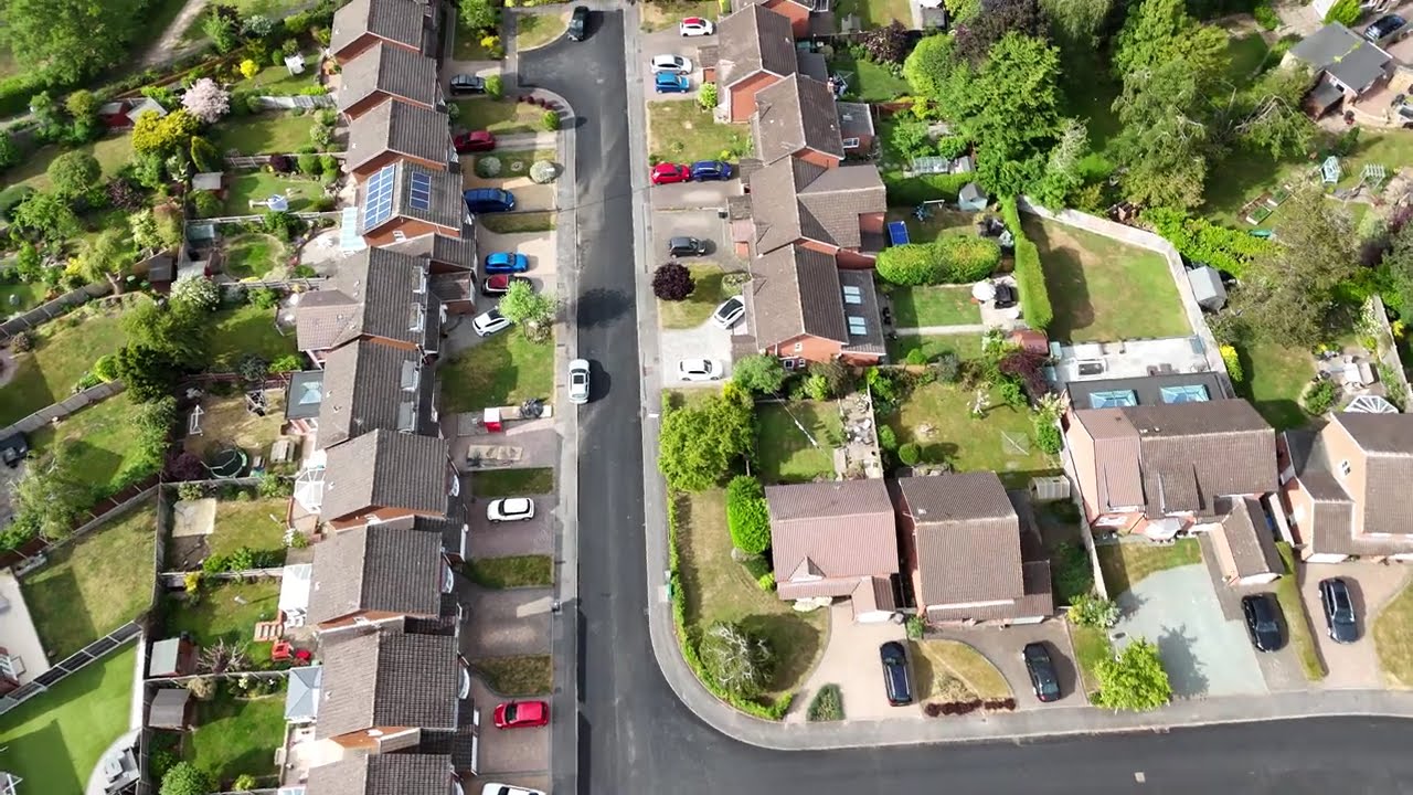 Woodlands, Shakesphere Gardens Rugby By Drone May 2025