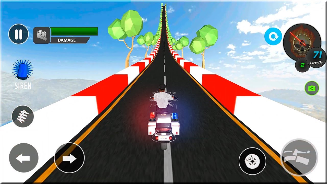 Mega Ramp: Impossible Stunts 3D Gameplay Android - Bike Stunt Games