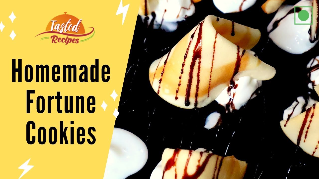 Eggless Fortune Cookies Recipe By TastedRecipes