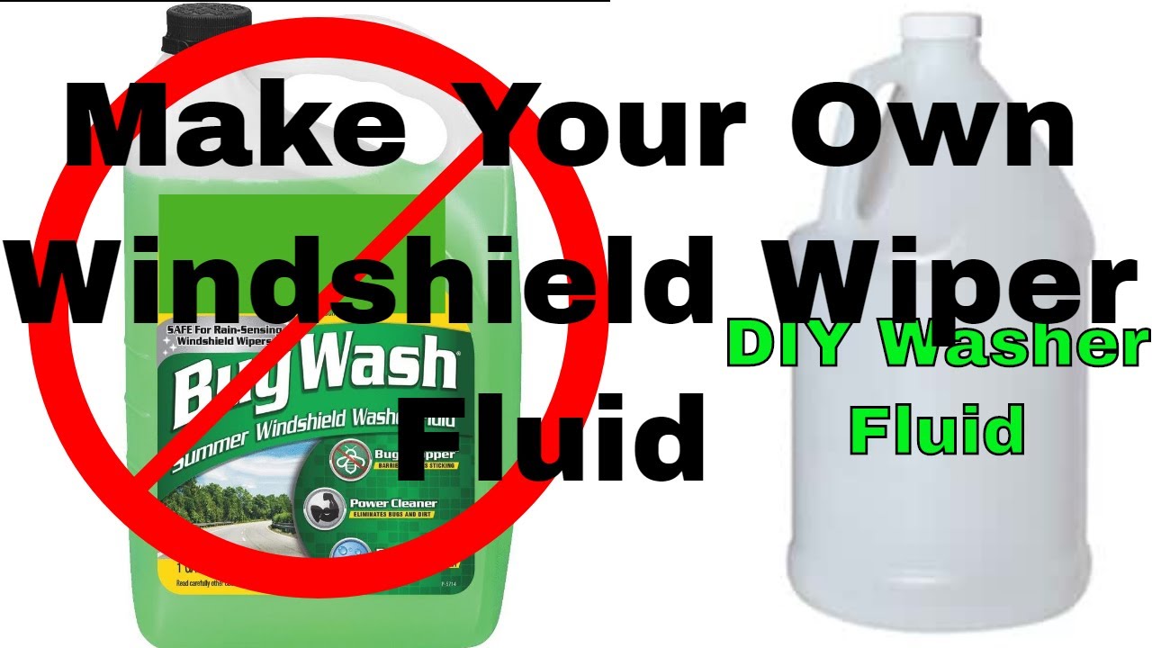 How To Make Your Own Windshield Wiper Fluid 3X Cheaper!