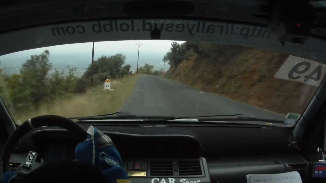 RALLYE DES FENOUILLEDES 2012 ES10 CAMPOUSSY-CATLLAR ARMANGAU / LANTERMINO CLIO Gr.A7 N°49