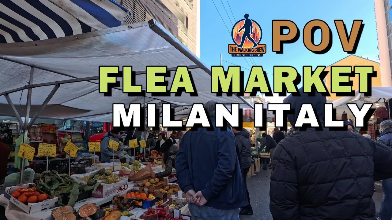 POV WALK: MILAN SATURDAY FLEA MARKET. Explore the local vibes.