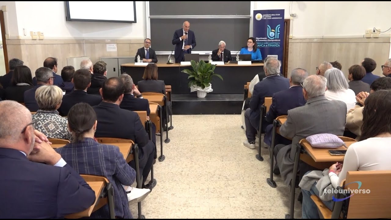 FROSINONE: Lectio Magistralis ad Antonio Fazio del 13-10-2025