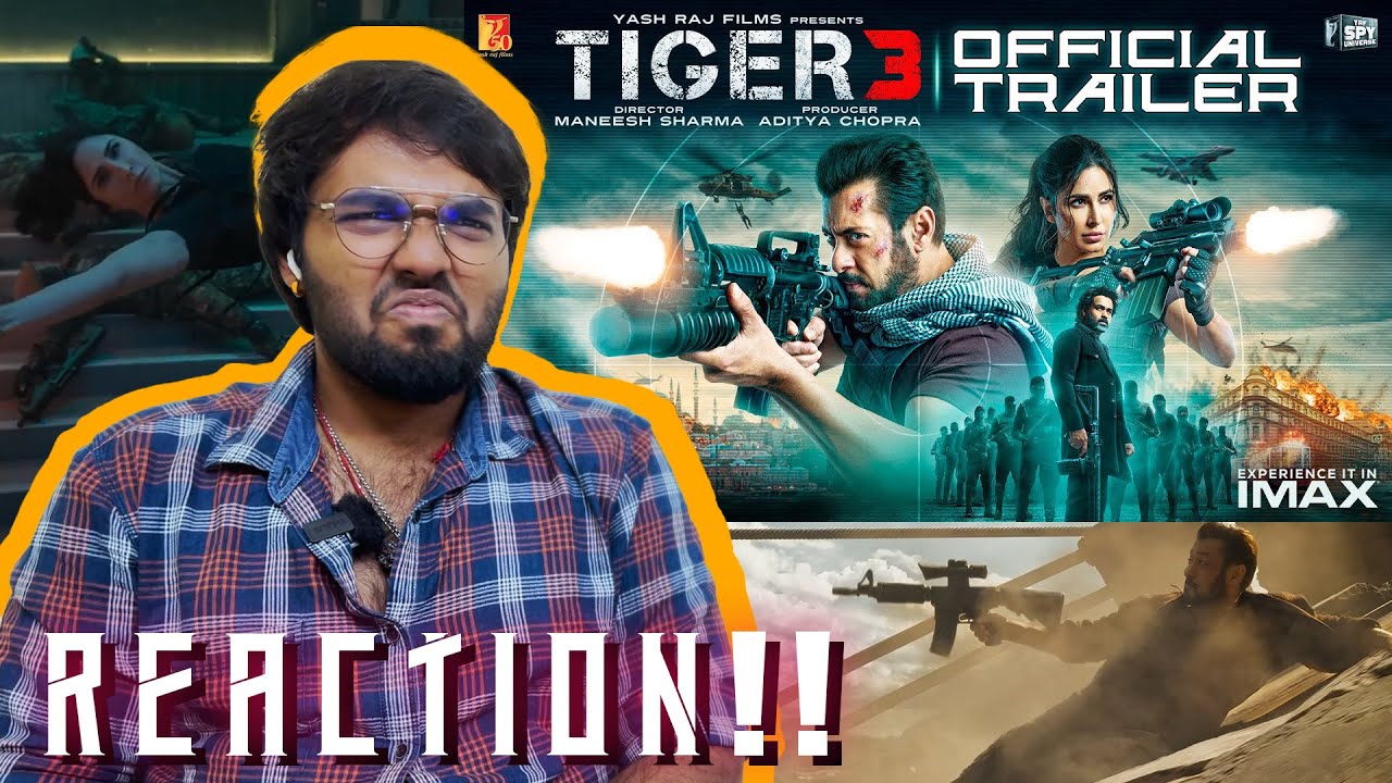 Tiger 3 Trailer | REACTION!! | Salman Khan, Katrina Kaif, Emraan Hashmi | Maneesh Sharma | YRF