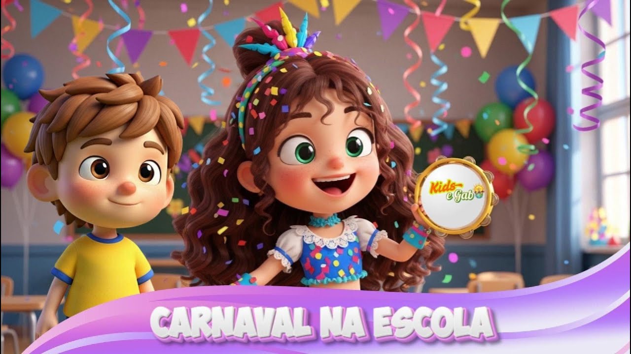 Carnaval na Escola | Kids e Gab | M&uacute;sicas Infantis
