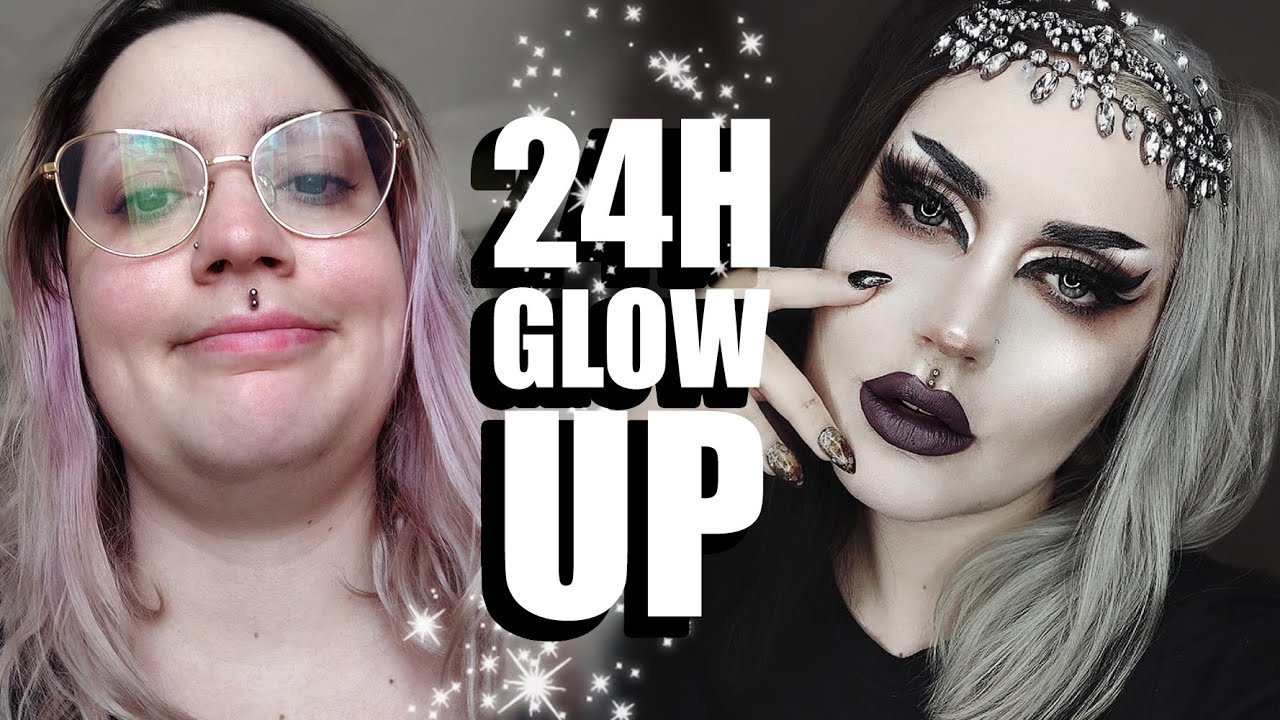 24H GLOW UP Challenge | Goth Potato to Glam Goth