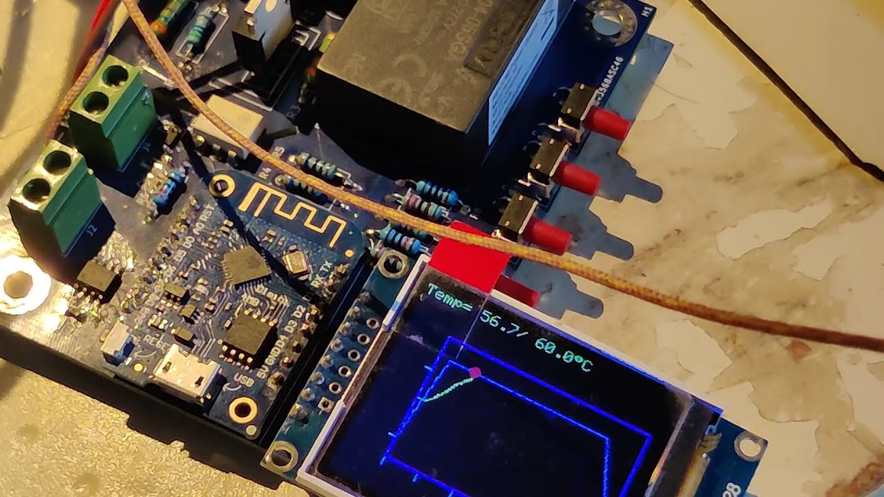 New custom PID controller for my hotplate smd solder