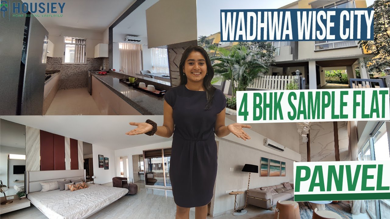 Wadhwa Wise City Panvel Magnolia | 4 Bhk Sample Flat Tour [2025] | Wadhwa Bungalow Panvel