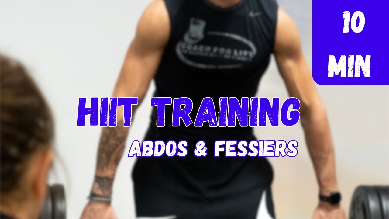 Hiit Abdos fessiers - 10 minutes - Coach For Life