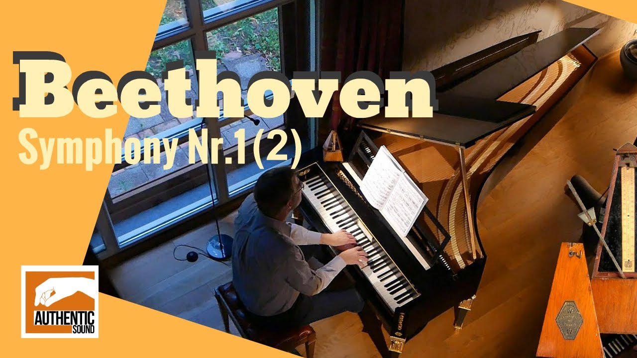 Beethoven - Symphony No. 1 {Part 2} - Piano Solo (Hummel) - Wim Winters -Pianoforte Fritz/Potvlieghe