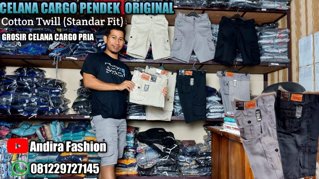 Celana Pendek Pria Celana Pendek Cargo Pria Kualitas Premium Size 28 sampai 38