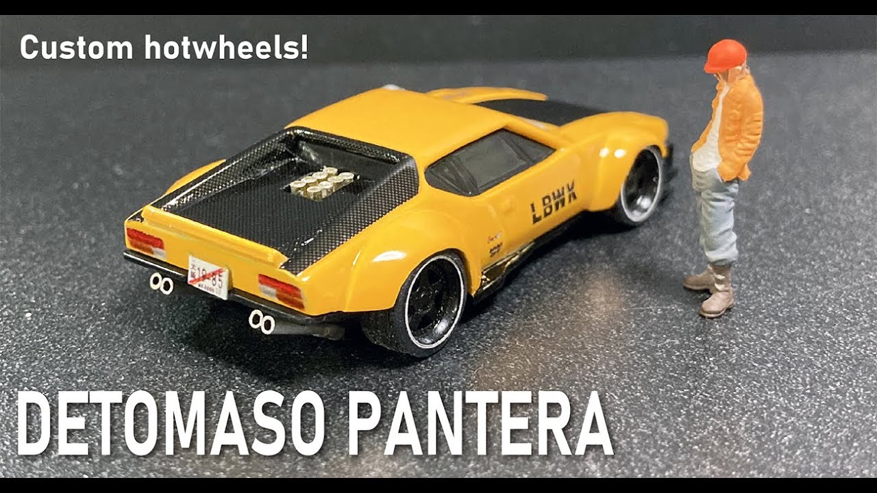 De Tomaso Pantera with LBWK style  ,  custom hotwheels