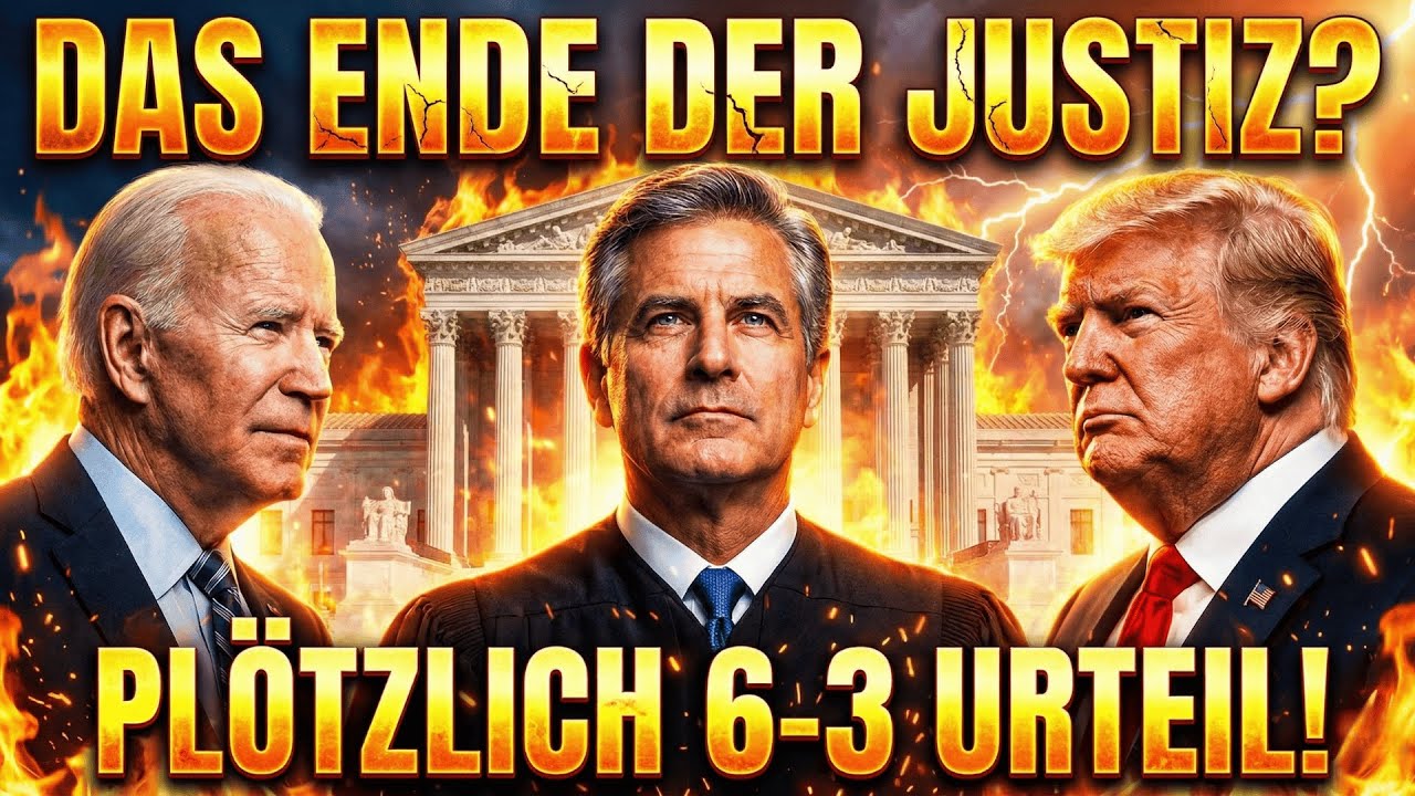 USA: Plötzlich 6-3 Urteil! ⚠️ Das Ende der US-Justiz? (Millionen betroffen)